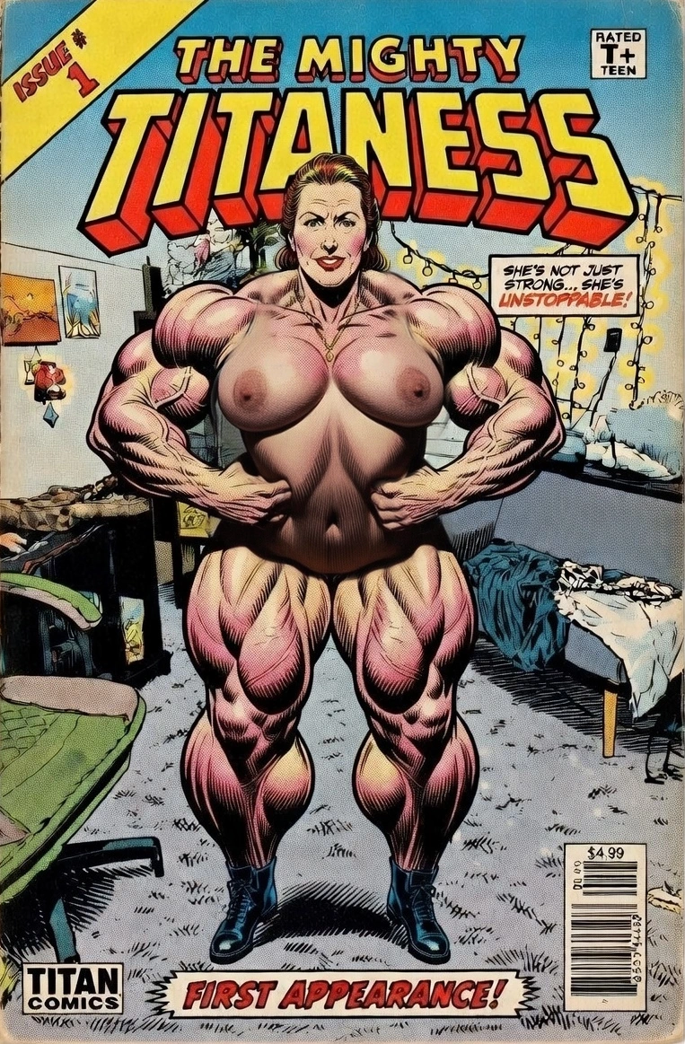 Muscle Mistress NUDE Comic