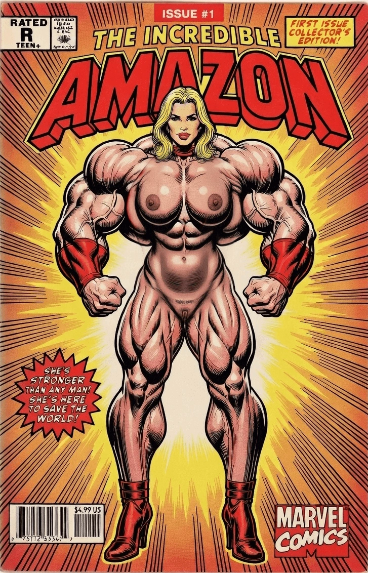 Muscle Mistress NUDE Comic