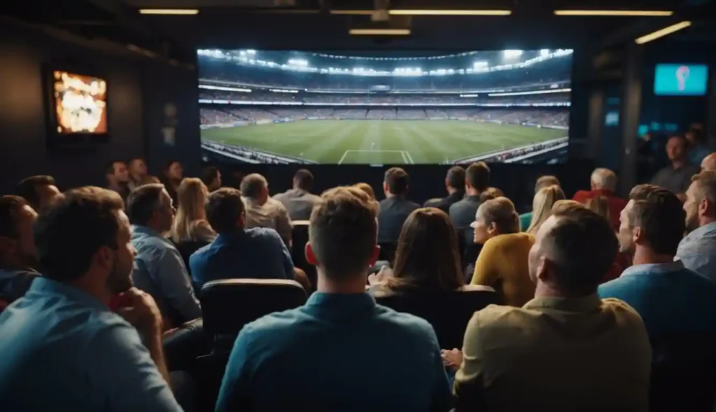 Betting on Sports in a Large Gathering