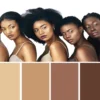 African American Woman Skin