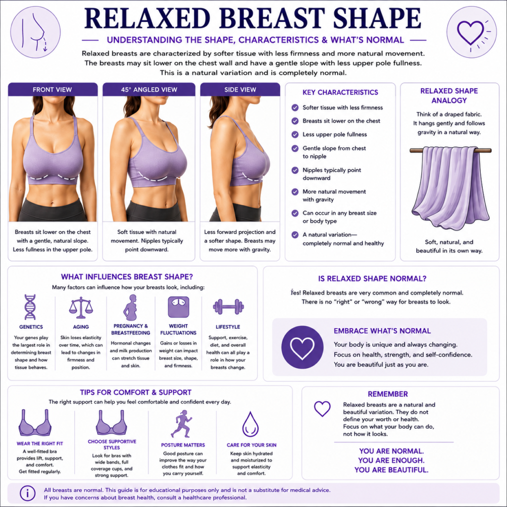 Relaxed Breast Shape
