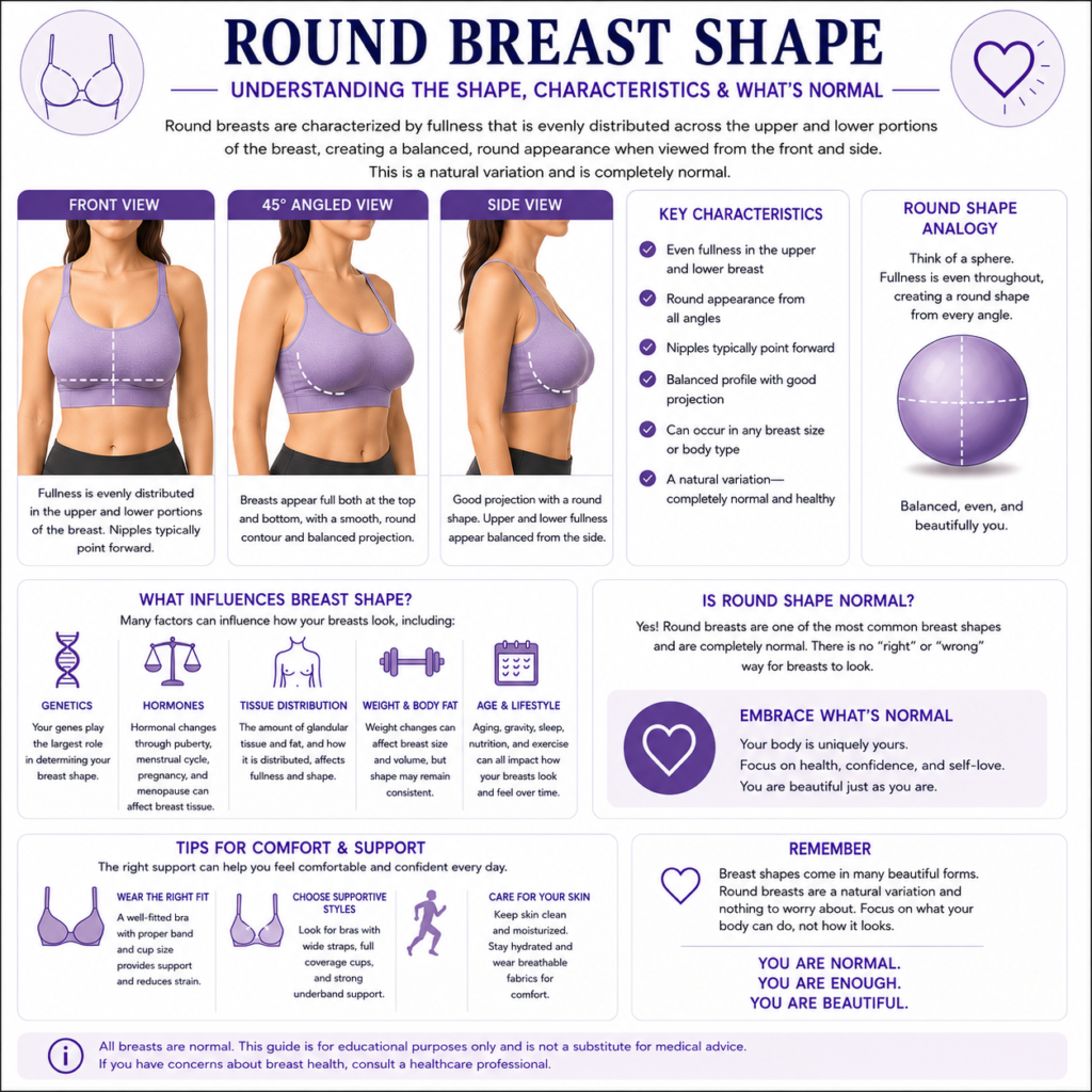 Round Breast Shape