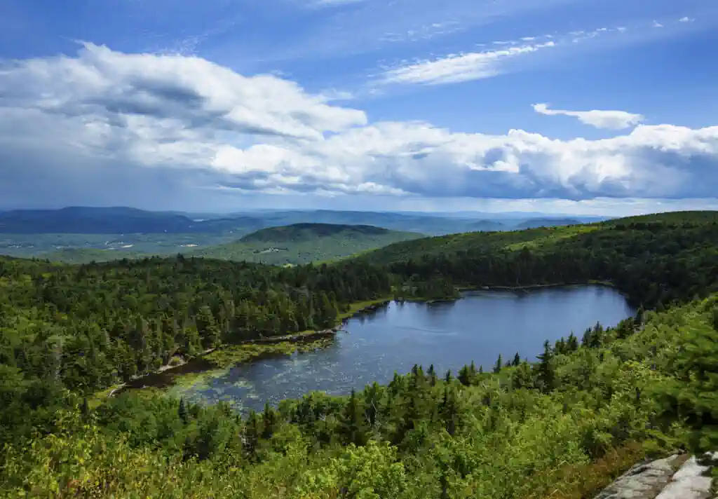 New Hampshire features mountain watersheds, forests, lakes, and rivers that contribute to local drinking water supplies
