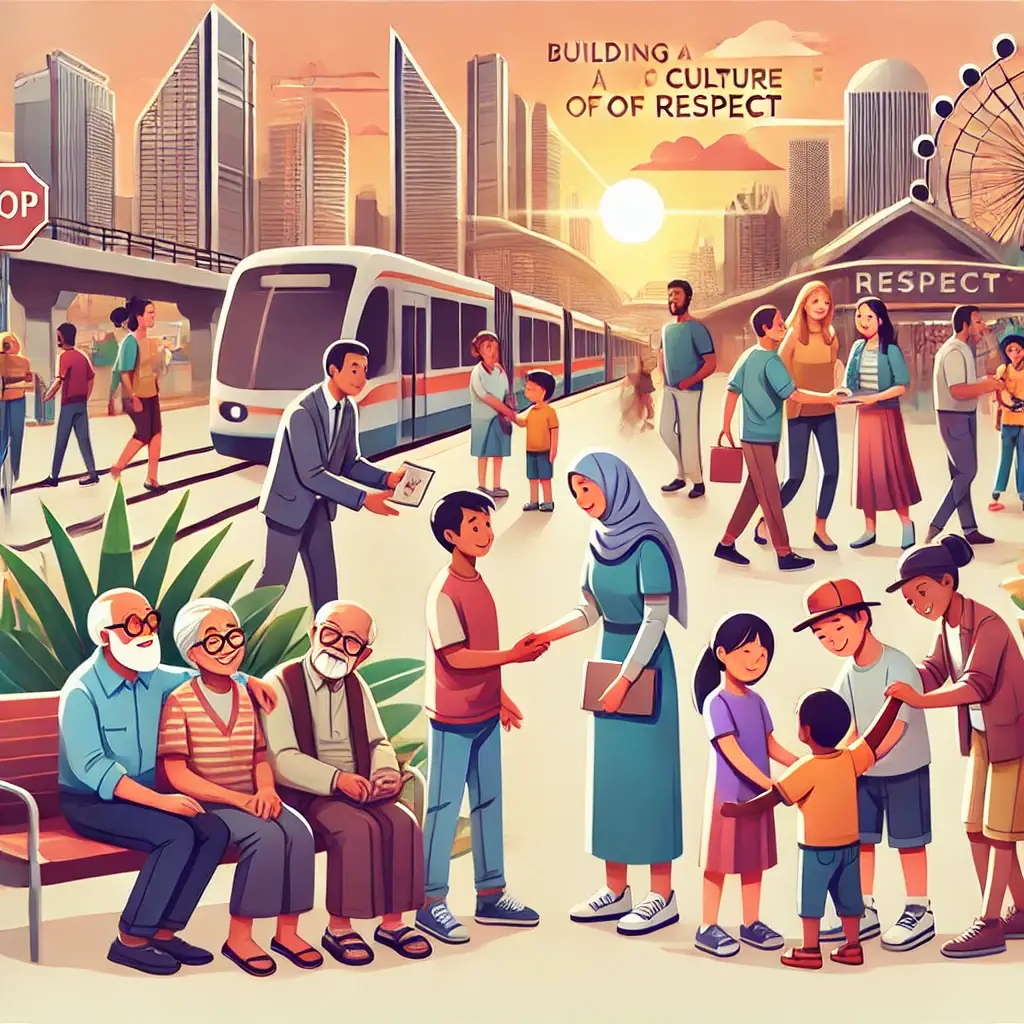People promoting respect, understanding, and inclusion